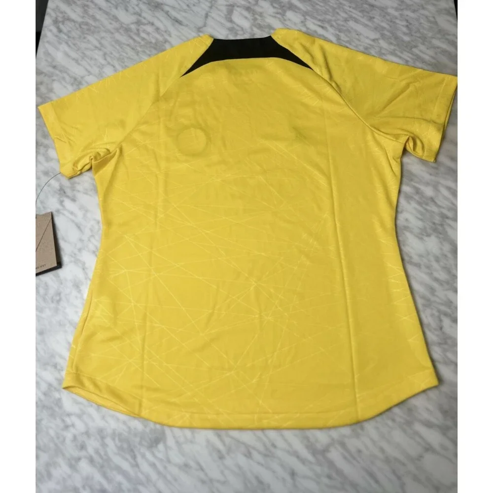 Nike Jordan x PSG Pre-Match Training Jersey Tour Yellow  Womens Med DR4913-720
